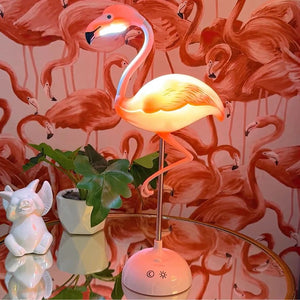 Flamingo : Lampe Tactile Flamant Rose